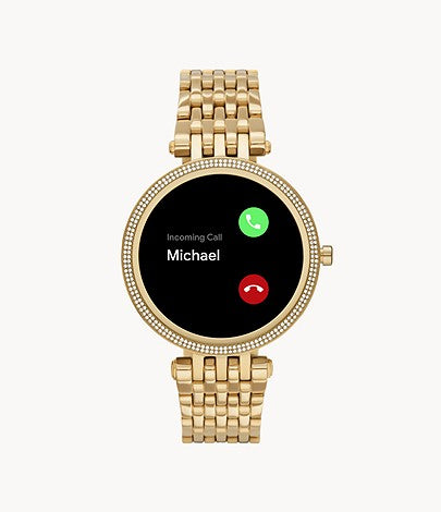 Michael Kors Gen 5E Darci Smartwatch Gold Tone Stainless Steel Visit Vervejewellers