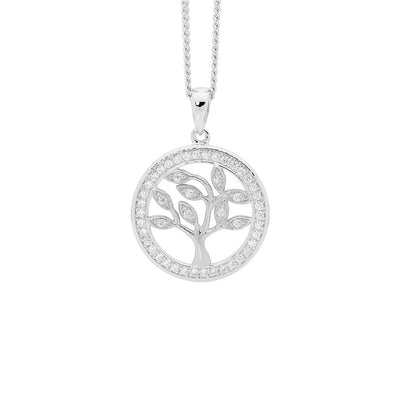 Ellani sterling silver tree of life pendant/P820S