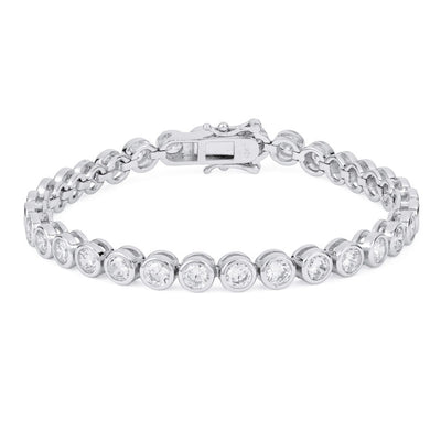 Sterling silver CZ tennis bracelets