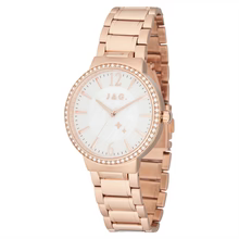 Jag Como – Women's Silver Mesh Watch with Blue Dial / J2703A