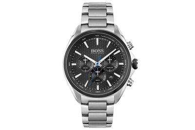 HB1513857/ Hugo Boss Stainless Steel Black Dial Chronograph Men's Watch
