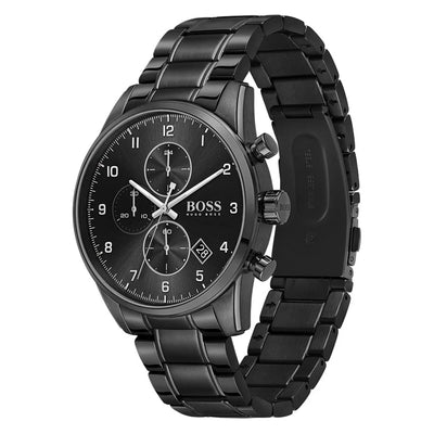 HB1513785/ Hugo Boss Black Steel Chronograph Men's Watch