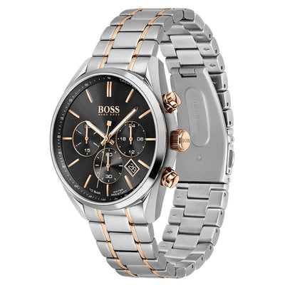 HB1513819/ Hugo Boss Champion Two-Tone Stainless Steel Chronograph Men's Watch