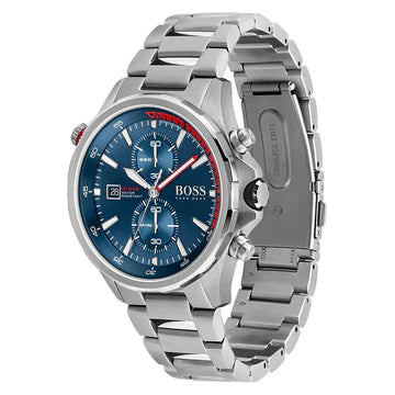 HB1513823 / Hugo Boss Stainless Steel Blue Dial Chronograph Men's Watch