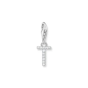 CC1957 / Letter 'T' CZ Thomas Sabo Charm