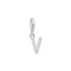 CC1959 / Letter 'V' CZ Thomas Sabo Charm