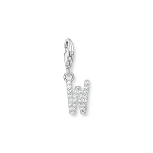 CC1960 / Letter 'W' CZ Thomas Sabo Charm