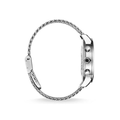 TWA0244/ THOMAS SABO REBEL SPIRIT CHRONO MESH SILVER MENS WATCH