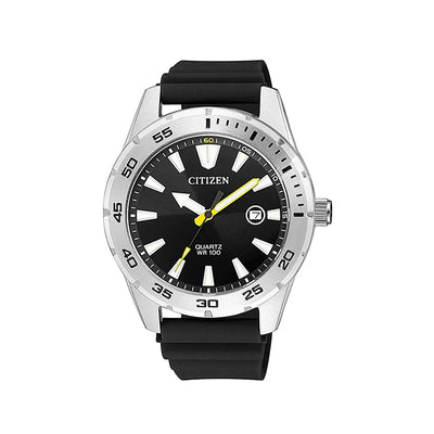 CITIZEN Quartz Black Divers Watch / BI1041-31E