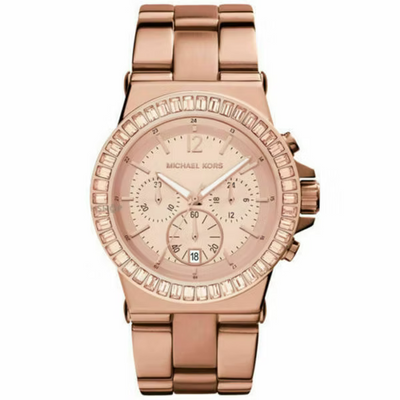 Michael Kors Blair Rose Gold Dial Rose Gold Steel Strap Watch / MK5263