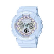 Casio Baby-G Analog-Digital Watch – Icy Pastel Blue Resin Strap / BA-130WP-2ADR