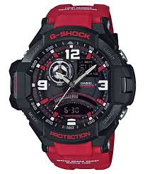 Casio G-Shock Gravitymaster Men's Watch – Red Resin Strap / GA-1000-4ADR