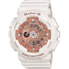 Casio Baby-G Analog-Digital Watch – White Resin Strap / BA-110-7A1DR