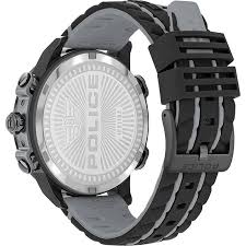 Police Taronga Men's Watch – Black & Grey Rubber Strap / PEWJP2110203
