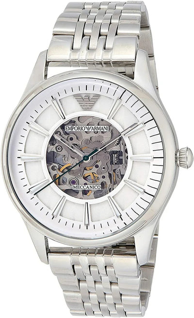 Emporio Armani Stainless Steel Silver Dial Watch / AR1945