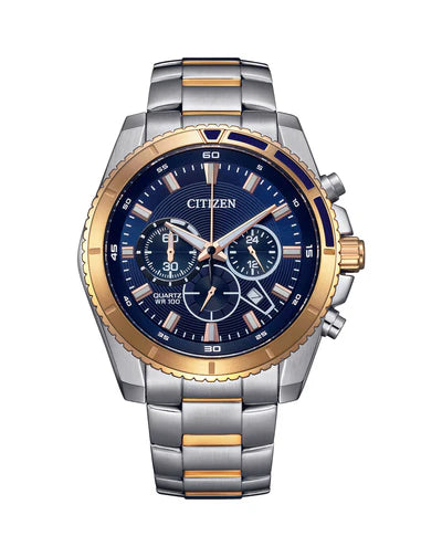 Citizen Quartz Chronograph Blue Dial Men's Watch / AN8206-53L