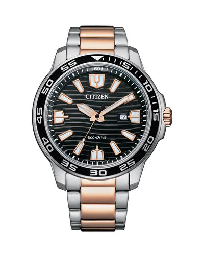 Citizen Eco-Drive – Two-Tone Stainless Steel Marine Sport Watch / AW1524-84E