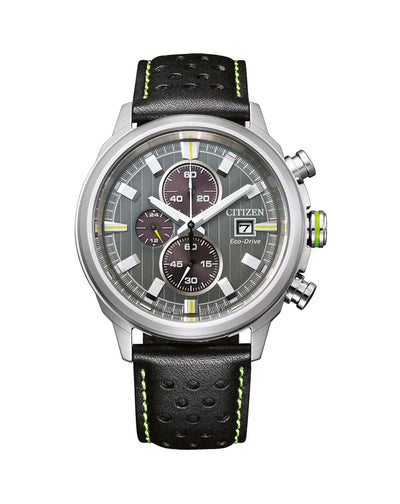 Citizen Eco-Drive – Light Green Accents Chronograph / CA0739-13H