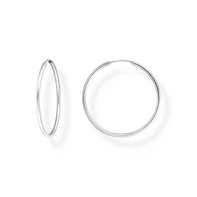 THOMAS SABO Medium Hoop Earrings Silver