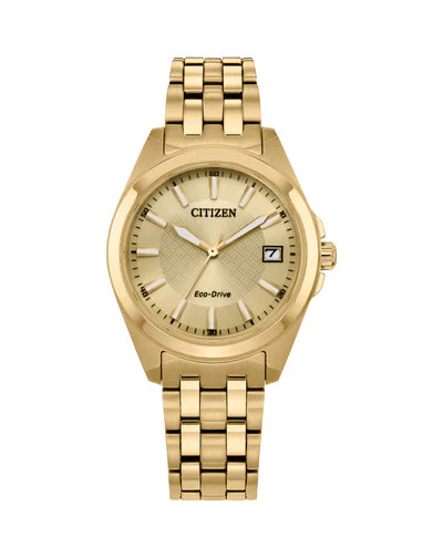 Citizen Eco-Drive Peyten – Women's Gold-Tone Watch with Champagne Dial / EO1222-50P