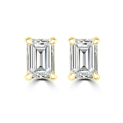 0.20ct HI I1 Diamond Earrings in 9K Yellow Gold
