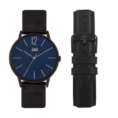 Jag Billy Dark Blue Stainless Steel 40mm Watch