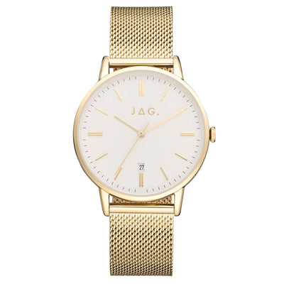 Jag Lawrence Gold Stainless Steel 38mm Watch