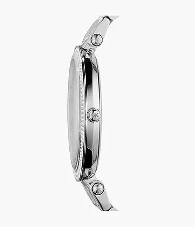 Michael Kors Silver-Tone Glitz Darci Watch / MK3190