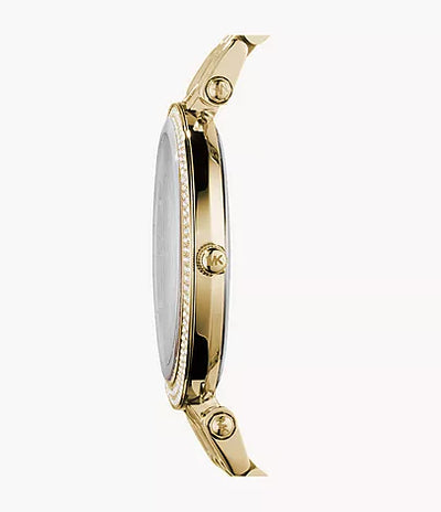 Michael Kors Gold-Tone Glitz Darci Watch / MK3191