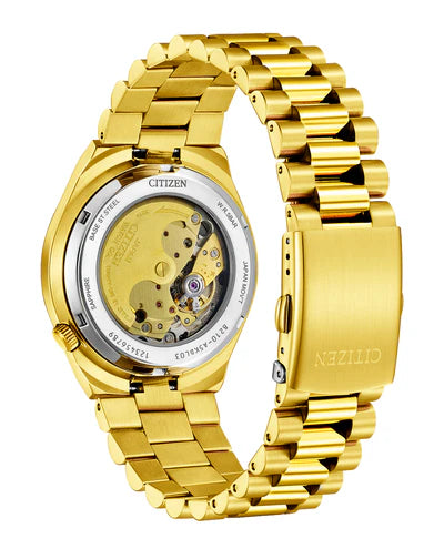 Citizen Tsuyosa Automatic – Gold-Tone Stainless Steel with Green Dial / NJ0152-51X
