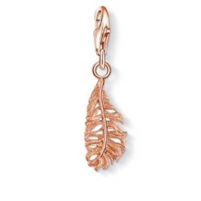 CC0927 / Rosegold Feather Thomas Sabo Charm