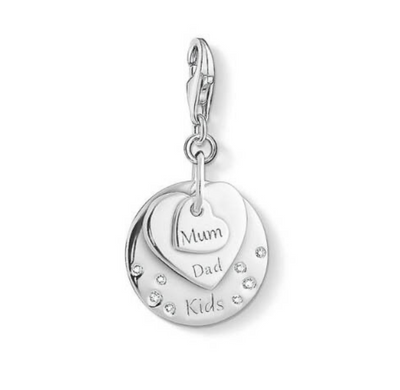 CC1459 / Hearts Mum Dad Kids Thomas Sabo Charm