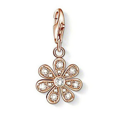 CC1003 / Rose Gold CZ Flower Thomas Sabo Charm