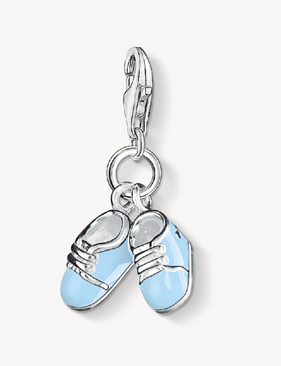 CC0822 / Blue Baby Shoes Thomas Sabo Charm