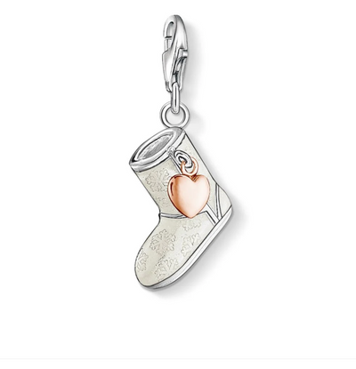 CC1022 / Winter Boot with Heart Thomas Sabo Charm