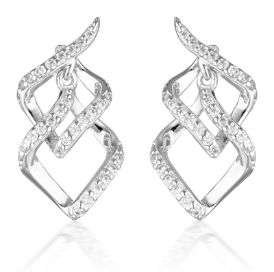 Georgini Chic Noel Mother of Pearl Fan Earrings / IE1084W