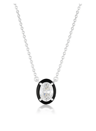 Georgini Reflection Oval Pendant / IP874W