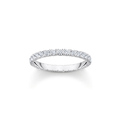 THOMAS SABO Delicate Ring with white zirconia