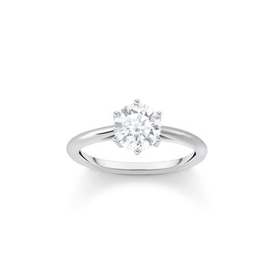 THOMAS SABO Ring with white zirconia in brilliant cut