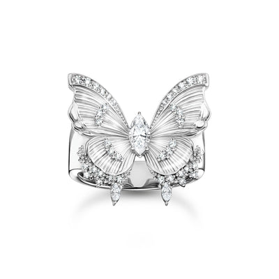 THOMAS SABO Butterfly Paradise Cocktail Ring in Silver