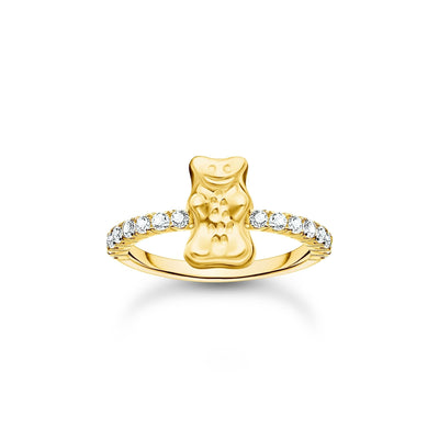 THOMAS SABO Ring with Gold HARIBO goldbear and zirconia