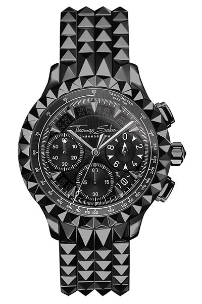TWA0359/ Thomas Sabo Rebel At Heart Chronograph Black Mens Watch