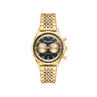 TWA0376/ Thomas Sabo Rebel At Heart Gold Stainless Steel Chronograph Men's Watch