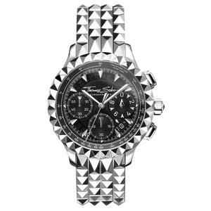 TWA0358/ Thomas Sabo Rebel At Heart Chronograph Silver Black Mens Watch