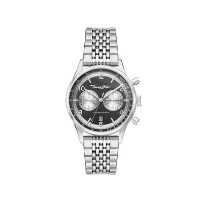 TWA0375/Thomas Sabo Rebel At Heart Silver Stainless Steel Chronograph Men's Watch