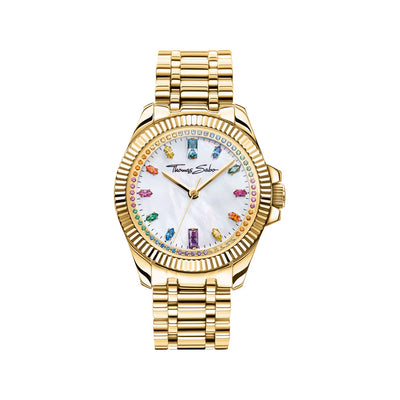 TWA0395/ Thomas Sabo Divine Rainbow yellow gold-coloured Women's Watch