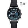 Emporio Armani Connected Blue/Leather / ART3004