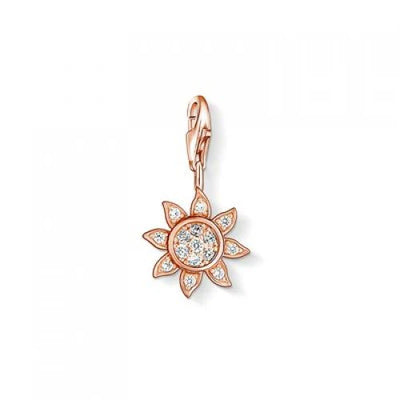 CC933 / Rose Gold CZ Sun Thomas Sabo Charm