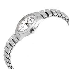 Citizen Dress Quartz 26mm White Dial Steel Bracelet / EQ2000-96A