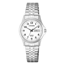 Citizen Dress Quartz 26mm White Dial Steel Bracelet / EQ2000-96A
